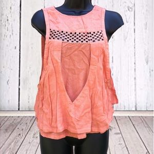 ⚡️5/$15⚡️Free People | Creamsicle Orange Top | XS